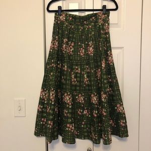 Vintage floral skirt